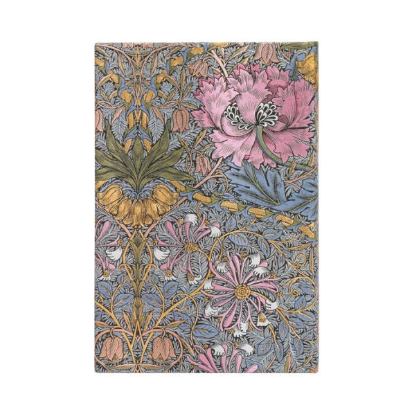 William Morris Pink Honeysuckle Hardcover Mini Journal