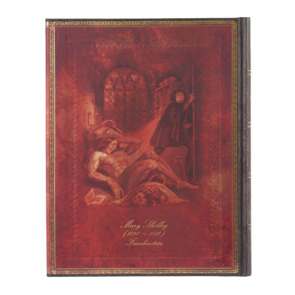Paperblanks Mary Shelley, Frankenstein Embellished Manuscripts Collection Hardcover Journal Ultra Lined Wrap 144 Pg 120 GSM