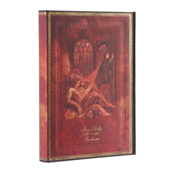 Paperblanks Mary Shelley, Frankenstein Embellished Manuscripts Collection Hardcover Journal Ultra Lined Wrap 144 Pg 120 GSM