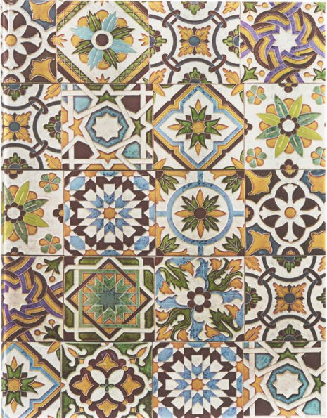 Paperblanks Porto Portuguese Tiles Hardcover Journal Ultra Lined Elastic Band Closure 144 Pg 120 GSM