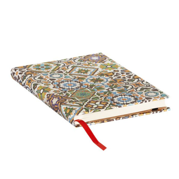 Paperblanks Porto Portuguese Tiles Hardcover Journal Midi Unlined Elastic Band Closure 144 Pg 120 GSM