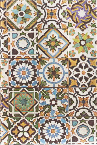 Paperblanks Porto Portuguese Tiles Hardcover Journal Mini Lined Elastic Band Closure 176 Pg 85 GSM