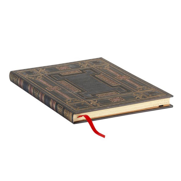 Paperblanks Onyx Asterales Hardcover Journal Ultra Lined Elastic Band Closure 144 Pg 120 GSM