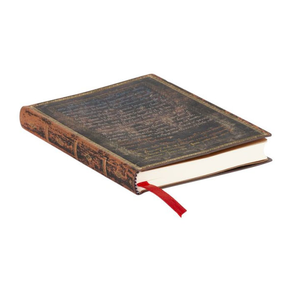 Paperblanks Michelangelo, Handwriting Embellished Manuscripts Collection Softcover Flexi Mini Lined Elastic Band Closure 208 Pg 80 GSM