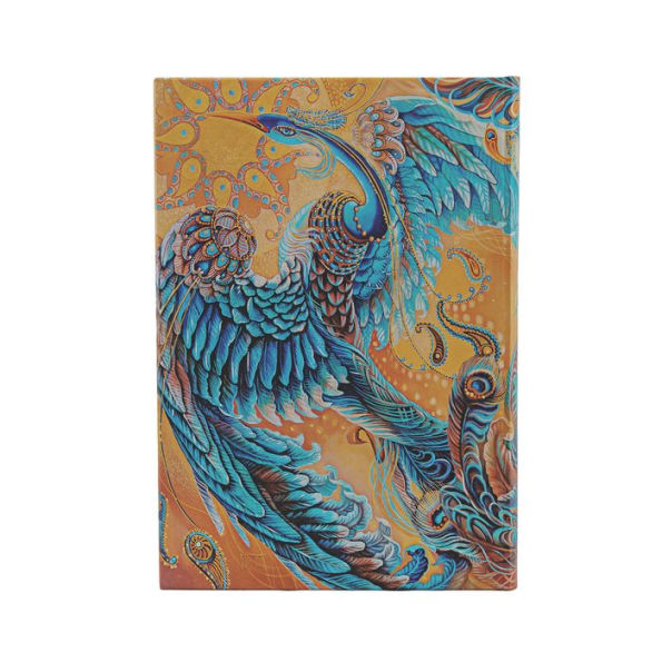 Paperblanks ~ Skybird ~ Birds of Happiness ~ Hardcover Journals ~ Midi ~ Lined ~ Elastic Band ~ 144 Pg ~ 120 GSM