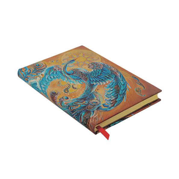 Paperblanks ~ Skybird ~ Birds of Happiness ~ Hardcover Journals ~ Midi ~ Lined ~ Elastic Band ~ 144 Pg ~ 120 GSM