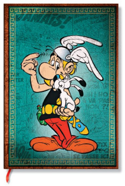 Paperblanks Asterix the Gaul the Adventures of Asterix Hardcover Journals MIDI Unlined Elastic Band 144 Pg 120 GSM