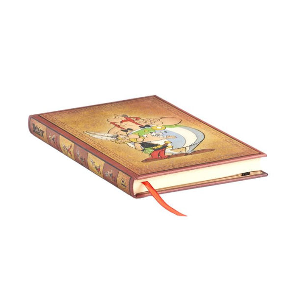 Paperblanks Asterix & Obelix the Adventures of Asterix Hardcover Journals MIDI Unlined Elastic Band 144 Pg 120 GSM