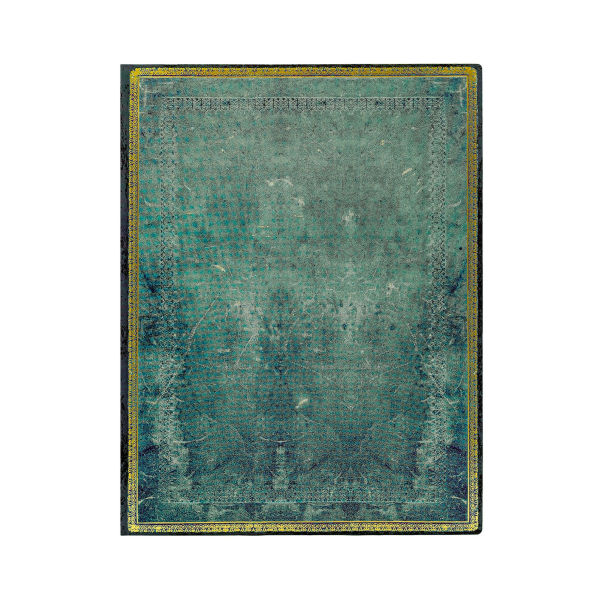Paperblanks ~ Pacific Blue ~ Old Leather Collection ~ Softcover Flexis ~ Ultra ~ Lined ~ Elastic Band ~ 176 Pg ~ 100 GSM