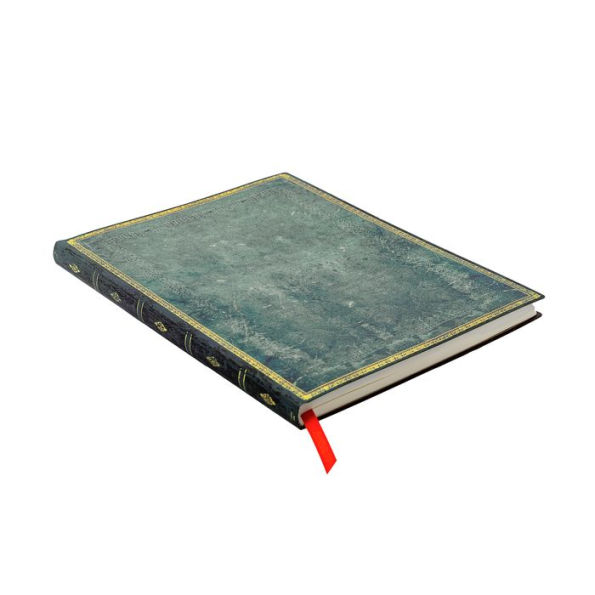 Paperblanks ~ Pacific Blue ~ Old Leather Collection ~ Softcover Flexis ~ Ultra ~ Lined ~ Elastic Band ~ 176 Pg ~ 100 GSM