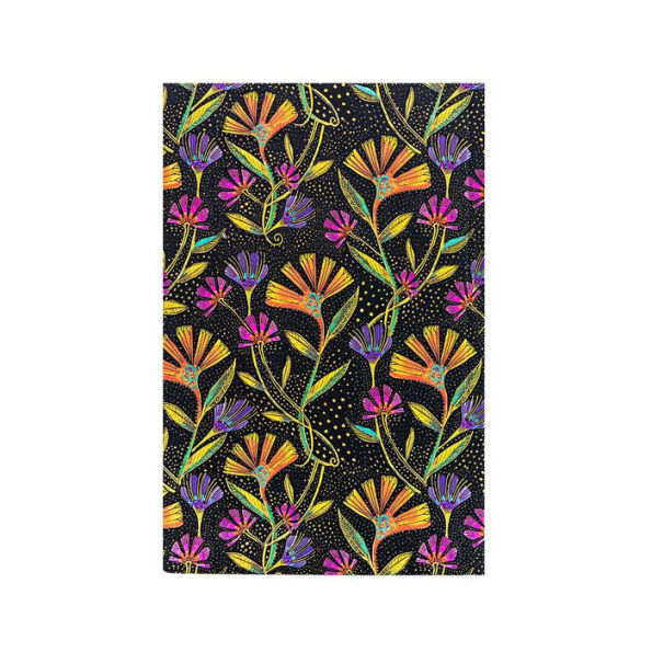 Paperblanks Wild Flowers Playful Creations Softcover Flexis Mini Lined Elastic Band 208 Pg 80 GSM