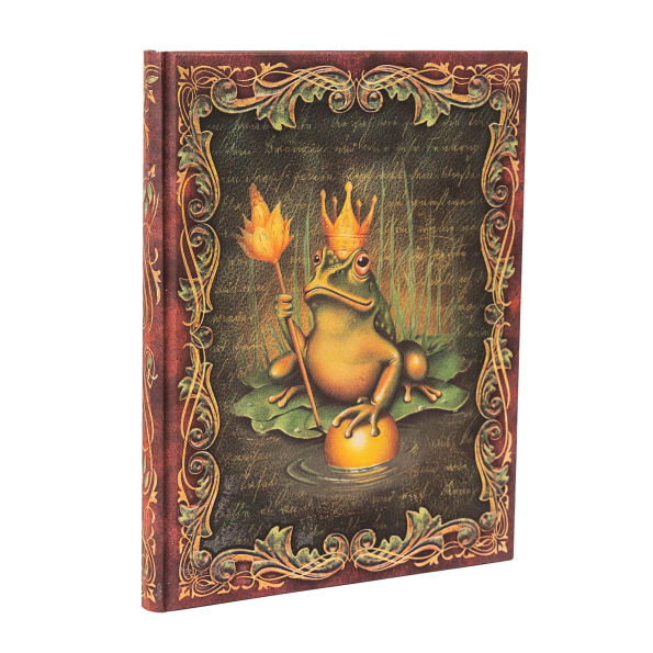 The Brothers Grimm, Frog Prince Ultra Lined Hardcover Journal, 144pg, 120gsm by Paperblanks (Fairy Tale Collection)