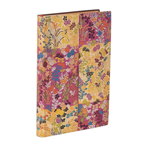 Japanese Kimono Kara-Ori Pink Softcover Flexi Mini Lin