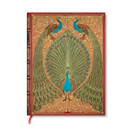 Title: Hafiz's Peacocks MIDI Lined Hardcover Journal, 144pg, 120gsm by Paperblanks (Sangorski & Sutcliffe), Author: Paperblanks