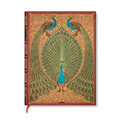 Hafiz's Peacocks Mini Lined Hardcover Journal, 176pg, 85gsm by Paperblanks (Sangorski & Sutcliffe)