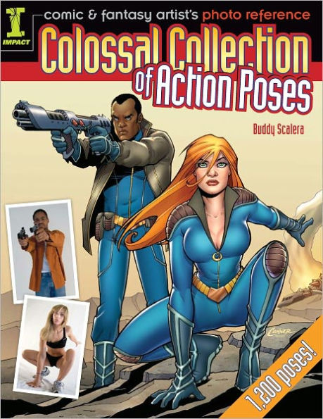 Comic & Fantasy Artist's Photo Reference: Colossal Collection of Action Poses (PagePerfect NOOK Book)