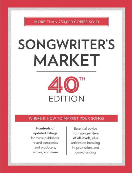 Songwriter's Market 40th Edition: Where & How to Market Your Songs