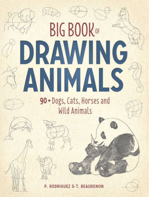 Big Book Of Drawing Animals 90 Dogs Cats Horses And Wild Animals By Thierry Beaudenon P Rodriguez Paperback Barnes Noble