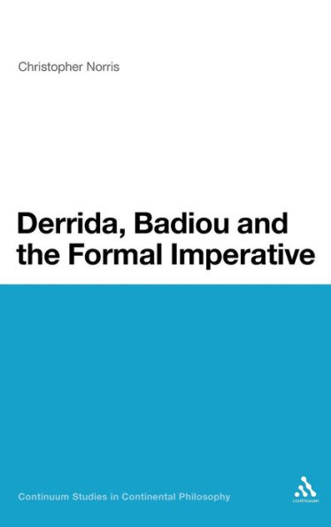 Derrida, Badiou and the Formal Imperative