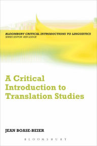 Title: A Critical Introduction to Translation Studies, Author: Jean Boase-Beier