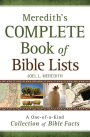 Meredith's Complete Book of Bible Lists: A One-of-a-Kind Collection of Bible Facts