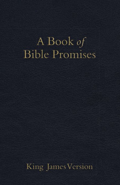 KJV Book of Bible Promises Midnight Blue