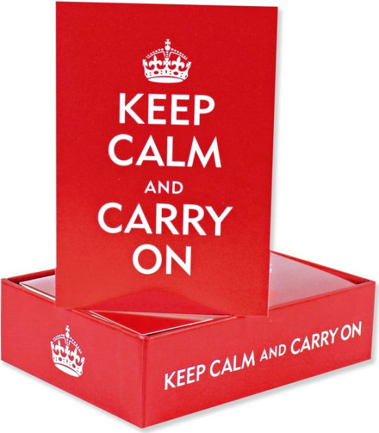 Keep Calm and Carry On Note Cards Set of 14 | 9781441302830 | Item ...