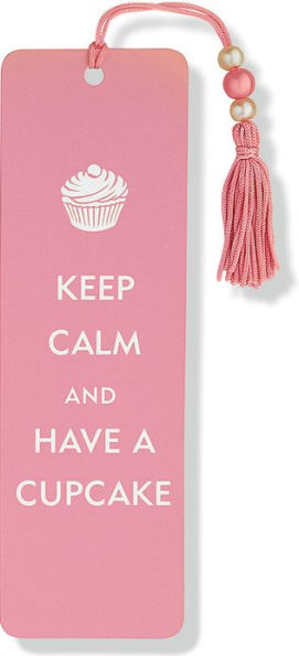 Pink Keep Calm and Have a Cupcake Bookmark