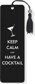 Title: Keep Calm Cocktail Paper Bookmark, Author: Inc Peter Pauper