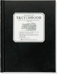 Title: Premium Black Sketchbook Large 8.5