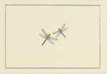 Alternative view 1 of Blue Dragonflies Note Cards Set of 14