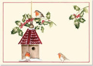 Title: Birdhouse With Holly Christmas Boxed Card, Author: Peter Pauper Press