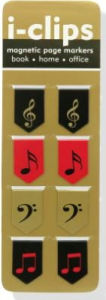Title: Music i-Clips Magnetic Page Markers - Set of 8