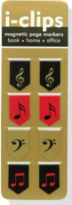 Music i-Clips Magnetic Page Markers - Set of 8
