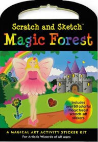 Title: Magic Forest Scratch & Sketch Sticker Kit (Trace-Along), Author: Peter Pauper Press