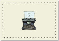 Typewriter Note Card Set of 14