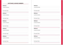 Alternative view 4 of Large-Format Internet Address & Password Logbook