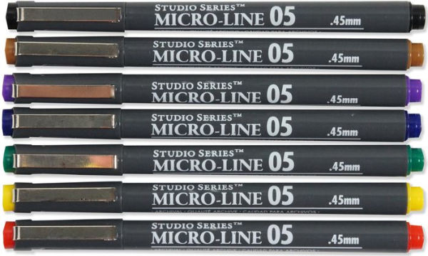 Studio Series Micro-Line Colored Pens 7 colors 