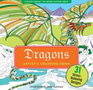 Title: Dragons Artists' Coloring Book, Author: Jane Sullivan