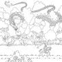 Alternative view 5 of Dragons Artists' Coloring Book
