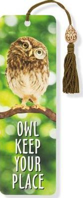 Owl Keep Your Place Beaded Bookmark