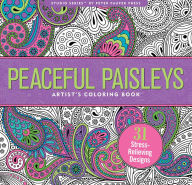 Title: Peaceful Paisleys Artist's Coloring Book: 31 Stress-Relieving Designs, Author: Peter Pauper Press