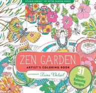 Title: Zen Garden Artist's Coloring Book: 31 Stress-Relieving Designs, Author: Dalziel Trina