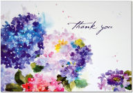 Title: Hydrangeas Thank You Boxed Note Card Set of 14, Author: Peter Pauper Press