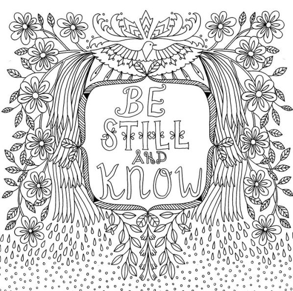 Color Me Blessed Inspirational Artist's Coloring Book: 31 Stress-Relieving Designs