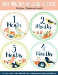 Title: Baby Monthly Milestone Stickers - Birds