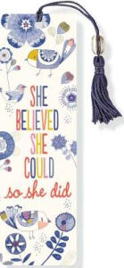 Title: She Believed She Could Beaded Bookmark, Author: Inc Peter Pauper Press