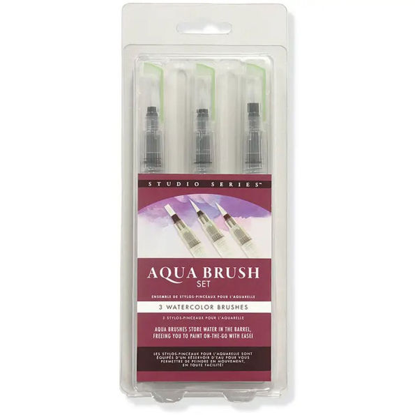 Studio Series Aqua Brushes (Set of 3)