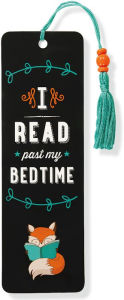 Title: I Read Past My Bedtime Beaded Bookmark