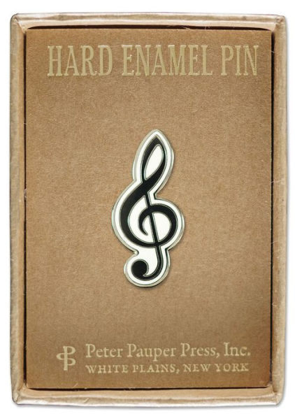 Enamel Pin Treble Clef